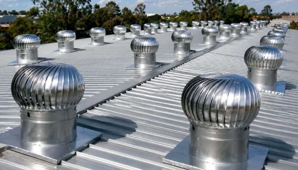 Benefits of Using Natural Turbine Roof Ventilators in Buildings