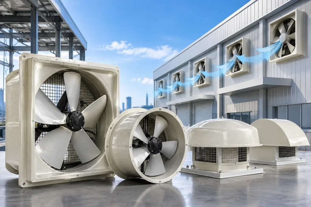 FRP vs Steel Exhaust Fans: Cost & Performance | Presto UAE