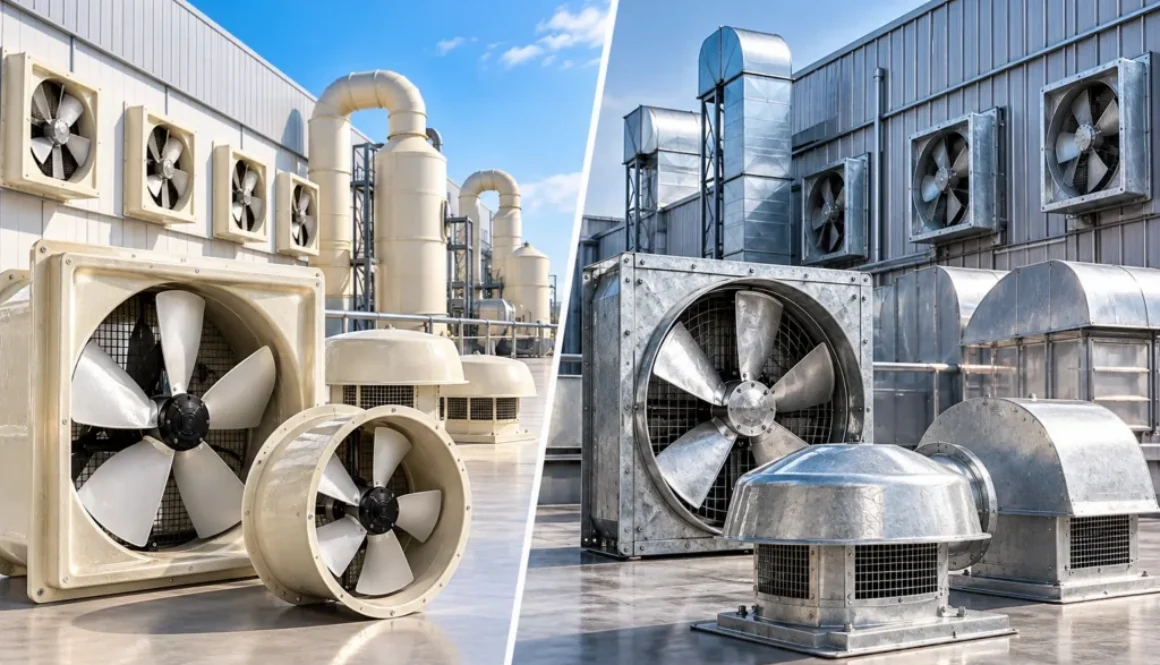 FRP vs Steel Exhaust Fans: Cost & Performance | Presto UAE